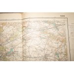 Mapa topograficzna Poznania, Pas 39 Słup 24, skala 1:100.000, WIG Warszawa 1935r.