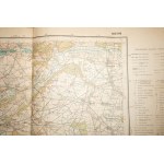 Mapa topograficzna GOSTYŃ, Pas 41 Słup 24, skala 1:100.000, WIG Warszawa 1934r.