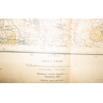 Topografická mapa Środa, ulička 40 stĺp 24, mierka 1:100 000, WIG Varšava 1934.