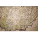 Mapa Województwo Poznańskie, skala 1:300.000, Wydawnictwo Towarzystwa Przyjaciół Nauk w Poznaniu, Poznań 1922r., f. 98 x 138cm