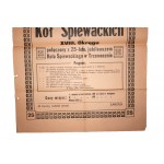 Singkreis in Trzemeszno AFISZ Treffen der Singkreise des 18. Bezirks verbunden mit dem 25-jährigen Jubiläum am 13. Juni 1926.