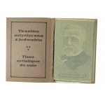 Künstlerischer Seidenstoff [Tissu artistigue de soie] 'Henryk Sienkiewicz', hergestellt von 'TKANART', 1920er Jahre,