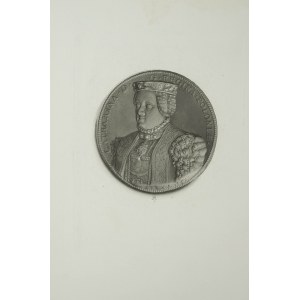 OLESZCZYŃSKI Antoni - medaile [averz] Catharina D.G. Regina Poloniae, hlubotisk, 19. století