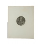 OLESZCZYŃSKI Antoni - Medaille [Vorderseite] Catharina D.G. Regina Poloniae, Stichtiefdruck, 19.