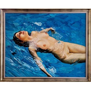 Igor VOLOSNIKOV (ur. 1964), Swimming girl, 2022