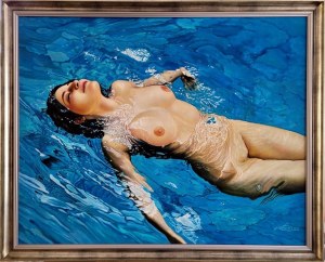 Igor VOLOSNIKOV (ur. 1964), Swimming girl, 2022