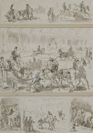 Juliusz Kossak, Z ŻYCIA STADNINY, ok. 1855-60
