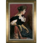 Stanislaw Kamocki, PORTRET DAMY, ca. 1910-1915