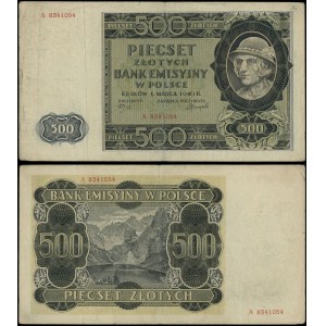 Poland, 500 zloty, 1.03.1940