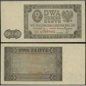 Poľsko, 2 zloté, 1.07.1948