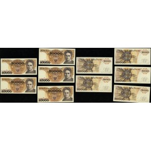 Polska, zestaw: 5 x 20.000 złotych, 1.02.1989