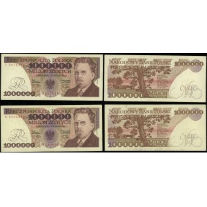 Poland, set: 2 x 1,000,000 zlotys, 15.02.1991