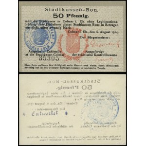 Niemcy, 50 fenigów, 6.08.1914