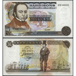Wielka Brytania, banknot testowy - Isambard Kingdom Brunel - 1806-1859