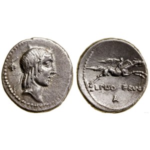 Republika Rzymska, denar, 90 pne, Rzym
