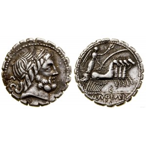 Republika Rzymska, denar serratus, 83-82 pne, Rzym
