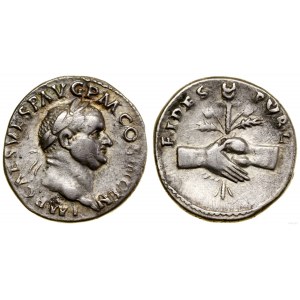 Cesarstwo Rzymskie, denar, 73, Rzym