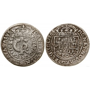 Polska, tymf (złotówka), 1664 AT, Kraków