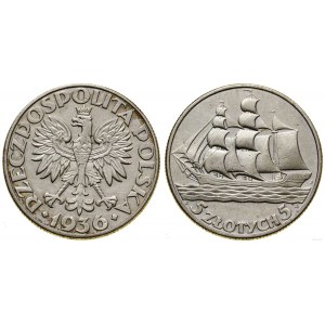 Polska, 5 złotych, 1936, Warszawa