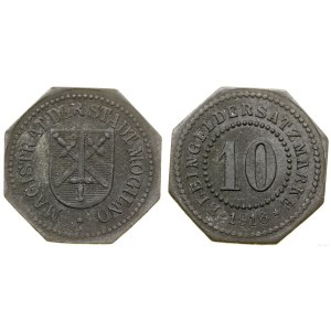 Polska, 10 fenigów, 1916