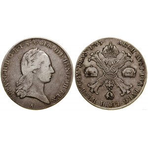 Niderlandy austriackie, talar, 1795 A, Wiedeń