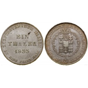 Niemcy, talar, 1833, Kassel