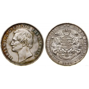 Niemcy, talar, 1861 B, Drezno