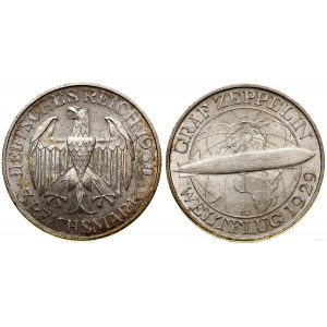 Niemcy, 3 marki, 1930 G, Karlsruhe