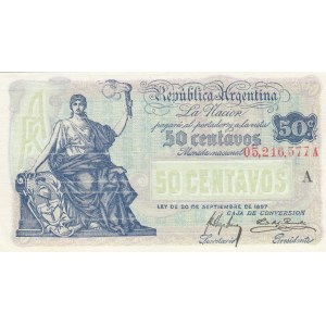 Argentina 50 centavos 1918-21