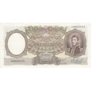 Argentina 5000 Pesos 1962-69