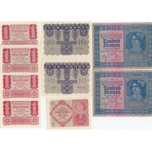 Austria 1-100 Kronen 1922 (9)
