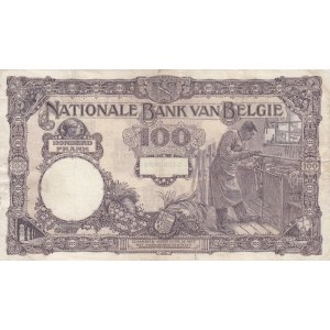 Belgium 100 Francs 1924