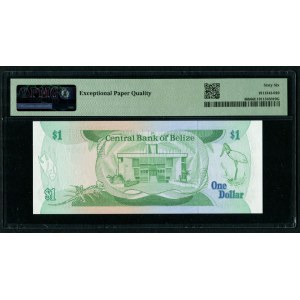 Belize 1 Dollars 1986 - PMG 66 EPQ Gem Uncirculated