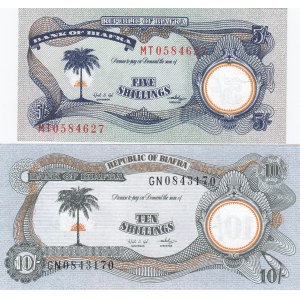 Biafra 5 & 10 Shillings 1969 (2)