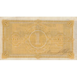 Colombia 1 Peso 1883 Pamplona