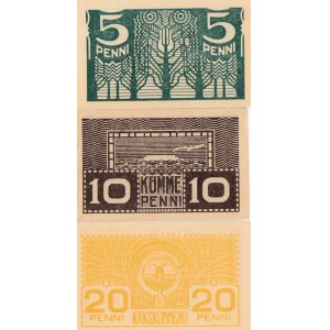 Estonia 5,10,20 Penni 1919 (3)
