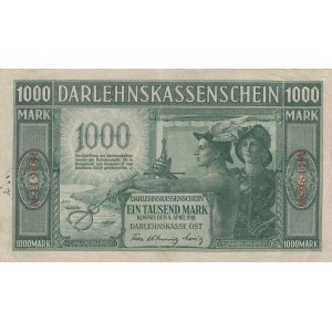 Germany, Lithuania Kowno (Kaunas) 1000 Mark 1918