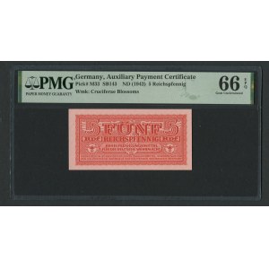 Germany 5 Reichspfennig ND (1942) - PMG 66 EPQ Gem Uncirculated