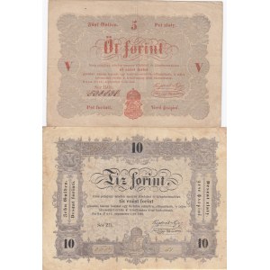 Hungary 5 & 10 Forint 1848 (2)