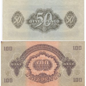 Hungary 50 & 100 Pengö 1944