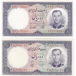 Iran 10 Rials 1958,61 (2)