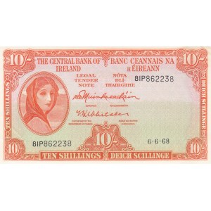 Ireland 10 Shillings 1968