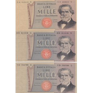 Italy 1000 Lire 1969,80,81 (3)