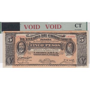 Mexico 5 Pesos 1914 Chihuahua proof or fake...?