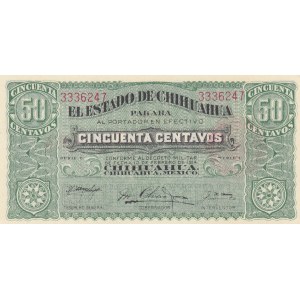 Mexico 50 Centavos 1914 Chihuahua