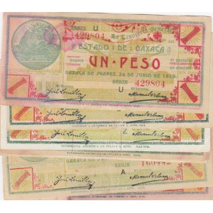 Mexico 1 Peso 1915 (10) Oaxaca