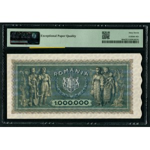 Romania 1000000 Lei 1947 - PMG 67 EPQ Superb Gem Unc