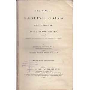 Catalogue of English Coins, Anglo-Saxon series - Vol II, 1893