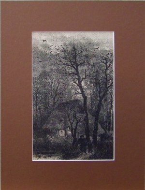 Michał Pociecha(1852-1908),Wiejsk chata