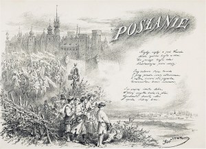 Juliusz Kossak(1824-1899),Posłanie,1881